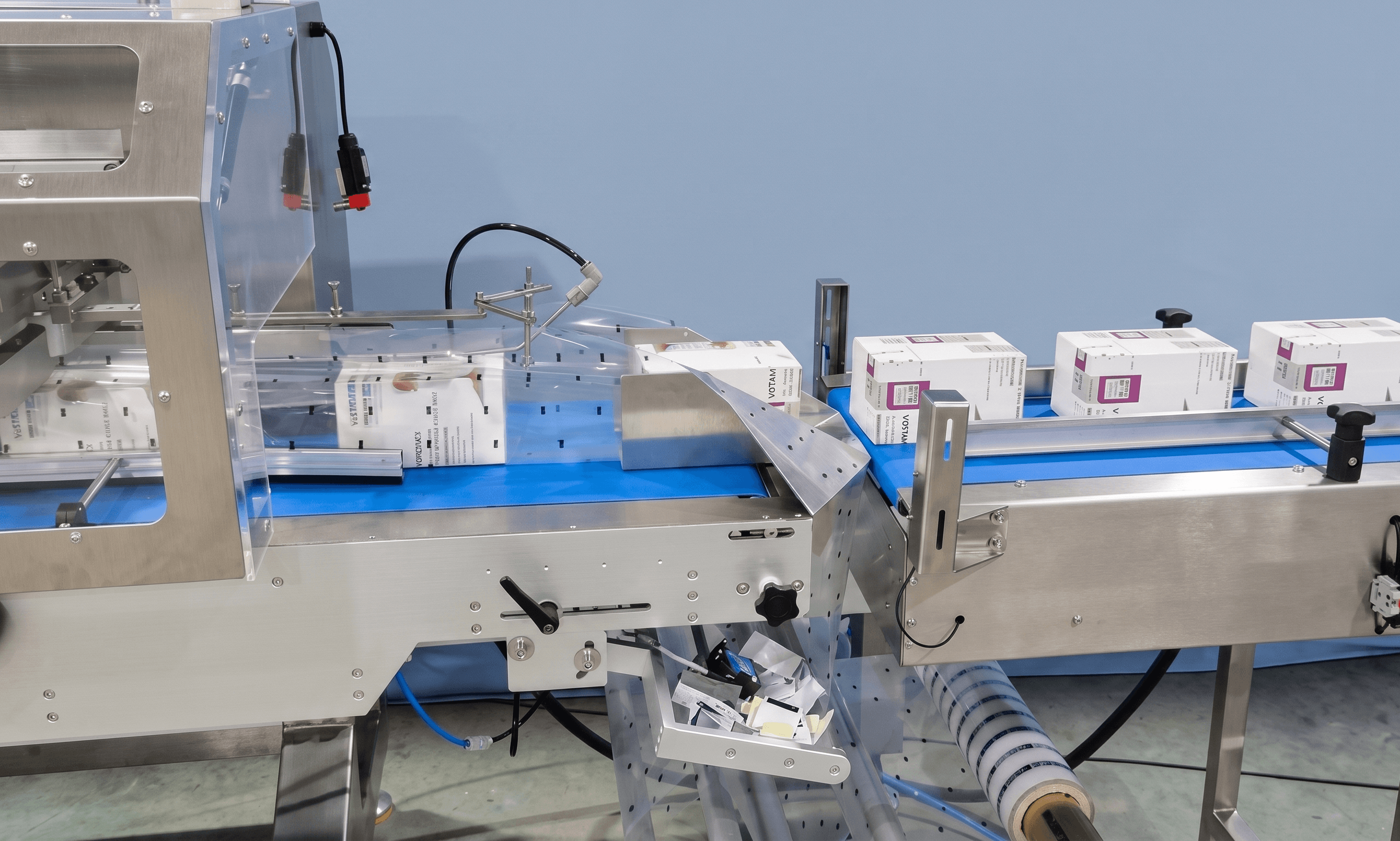 AHP-700BBM-S5 Box Motion Bottom Film Flow Wrapper Machine1