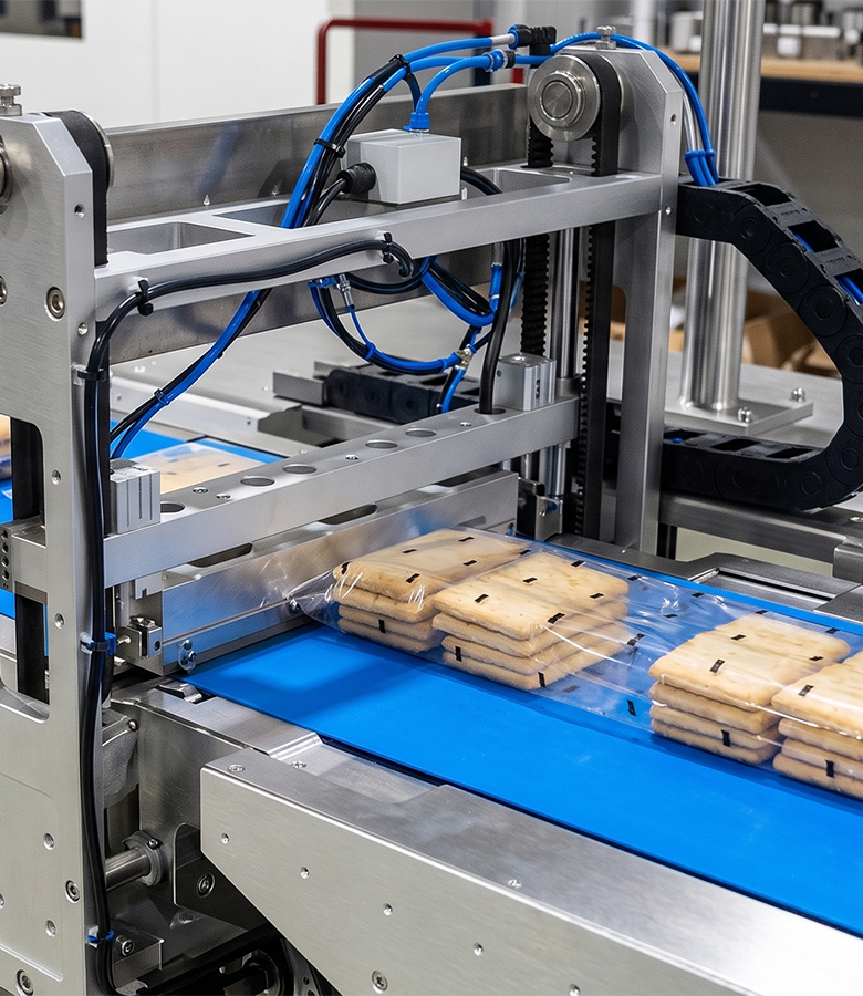 AHP-700BM-S4 Box Motion Top Film Flow Wrapper Machinen2