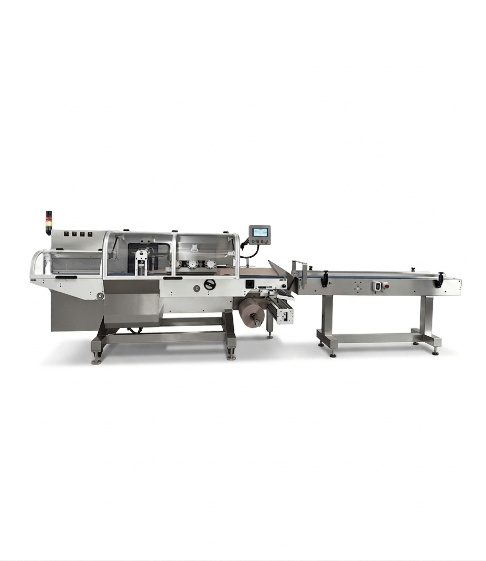 AHP-700BBM-S5 Box Motion Bottom Film Flow Wrapper Machine-updated